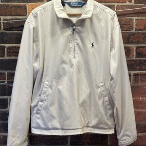 Polo by Ralph Lauren Men's Cream Windbreaker